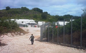 The Nauru detention centre from which 28 refugees have written to the NZ government seeking resettlement.
