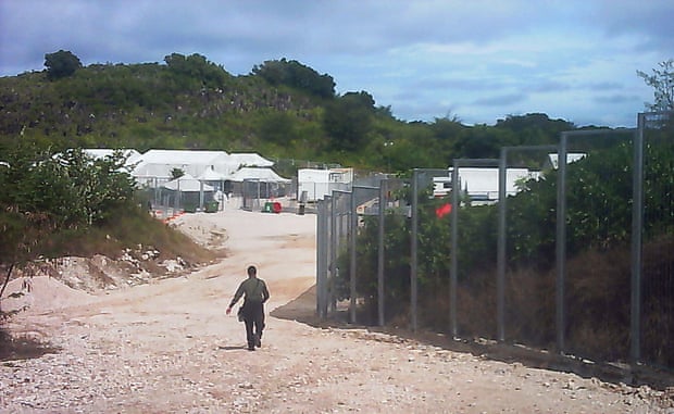The Nauru detention centre from which 28 refugees have written to the NZ government seeking resettlement.