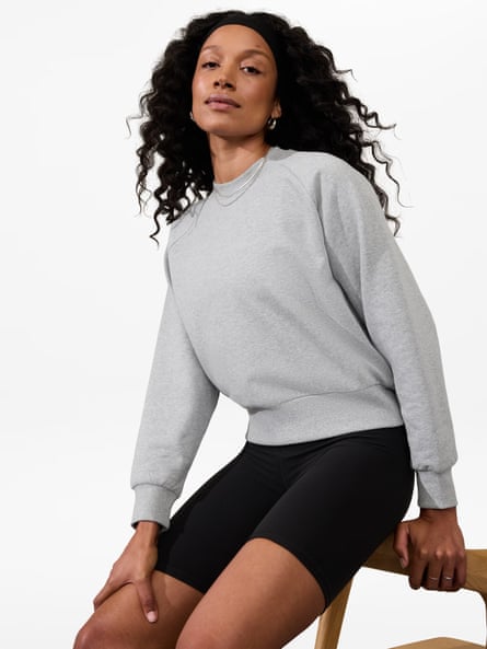An inflatable cushion and compression socks: nine travel upgrades we rely on to survive long flights | life and style Women’s forever fleece relaxed crew sweatshirt