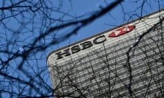 HSBC HQ in Canary Wharf.