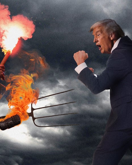 Donald Trump on the edge of a cliff. Is the president cornered by his failing agenda?