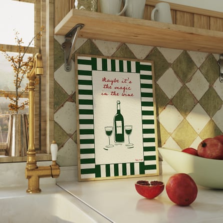 Poppy Illustrates Magic In The Wine Print