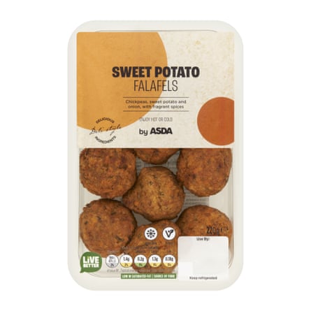 Asda Sweet Potato Falafels, 220g