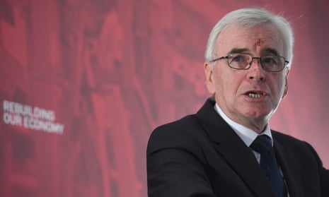 Shadow chancellor John McDonnell said Labour would reverse cuts made by the government since 2010.