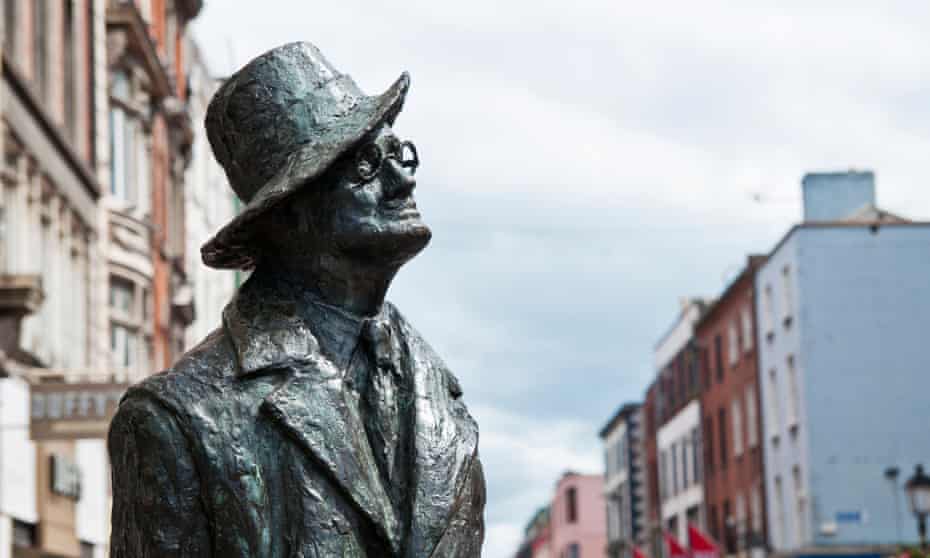 It made Dublin the centre of the known universe … a statue of Joyce on Earl Street.
