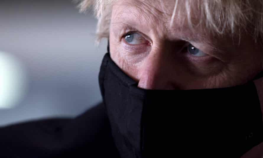 Boris Johnson in a London school this week.