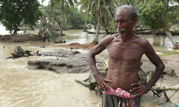 Sunil Kandar, 52, a resident of Ghoramara island.