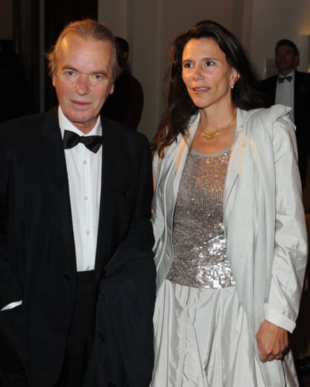 Martin Amis with wife Isabel Fonseca.