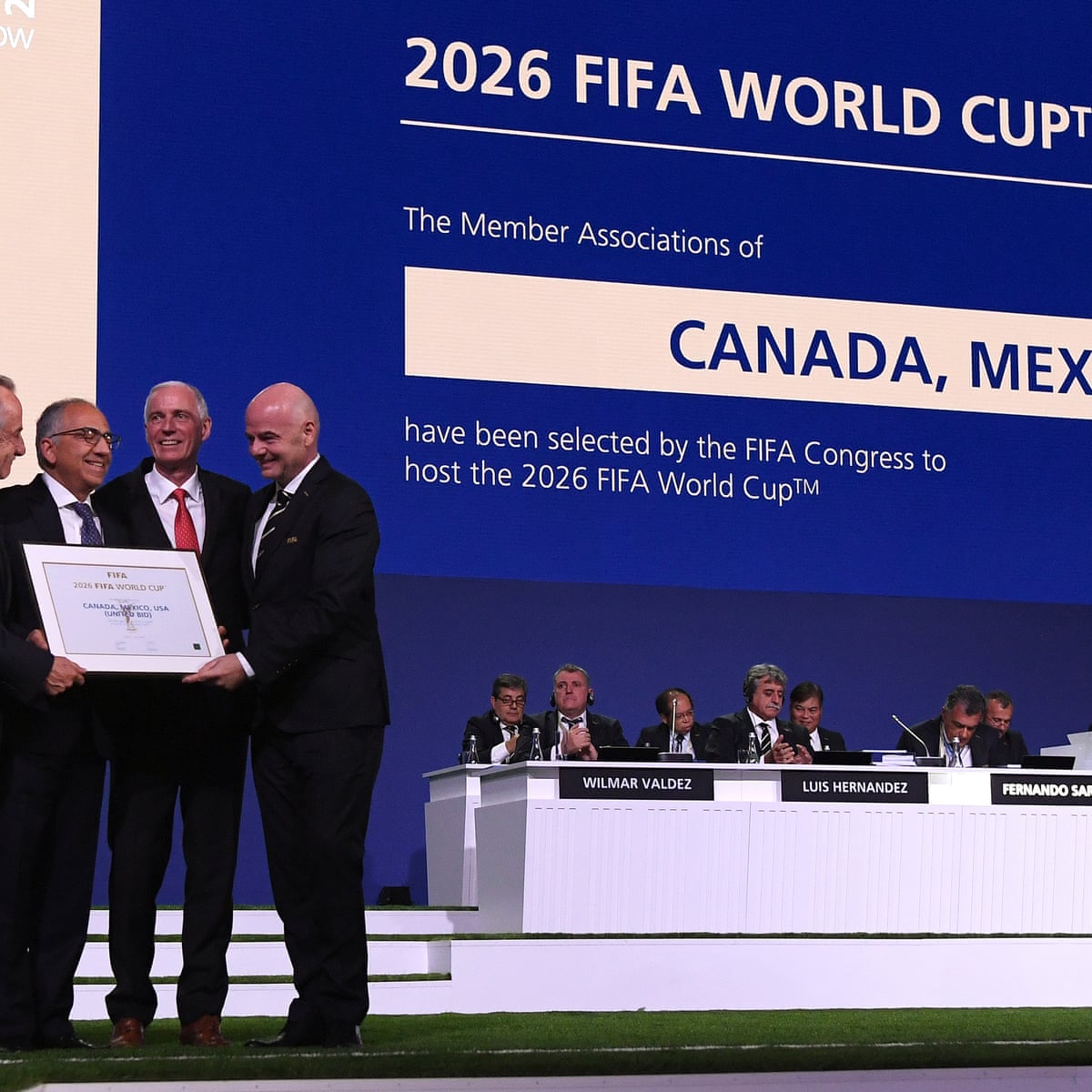 FIFA Names 16 Cities to Host 2026 World Cup Matches