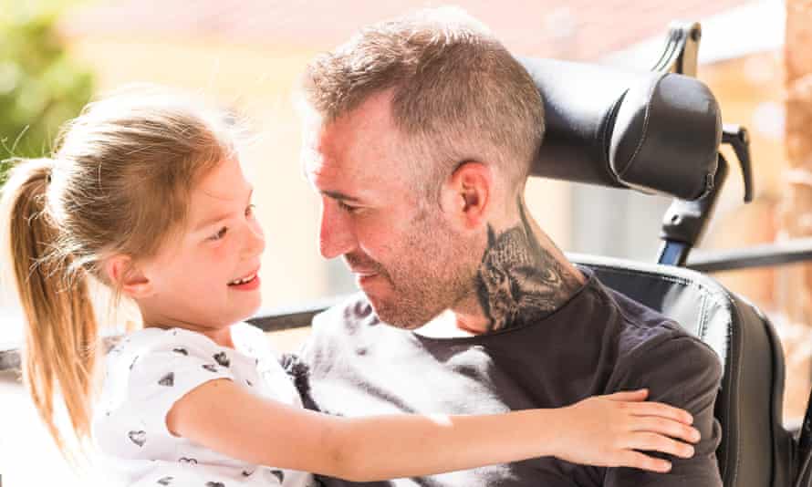 Fernando Ricksen, pictured last year with his daughter Isabella.