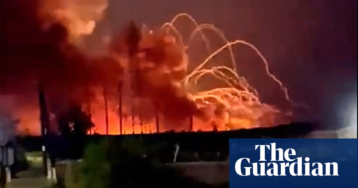 Fires and explosions reported at military targets in Russia and Crimea – The Guardian