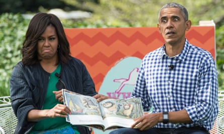 President Obama and First Lady Michelle dramatically read Where The Wild Things Are