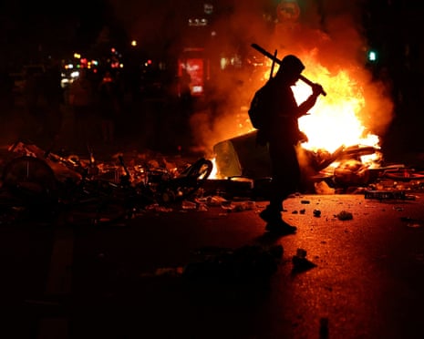 Rioting and looting continued around the country on Sunday