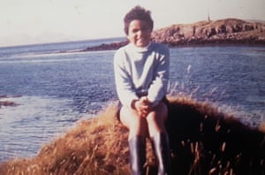 the young Jackie Kay.