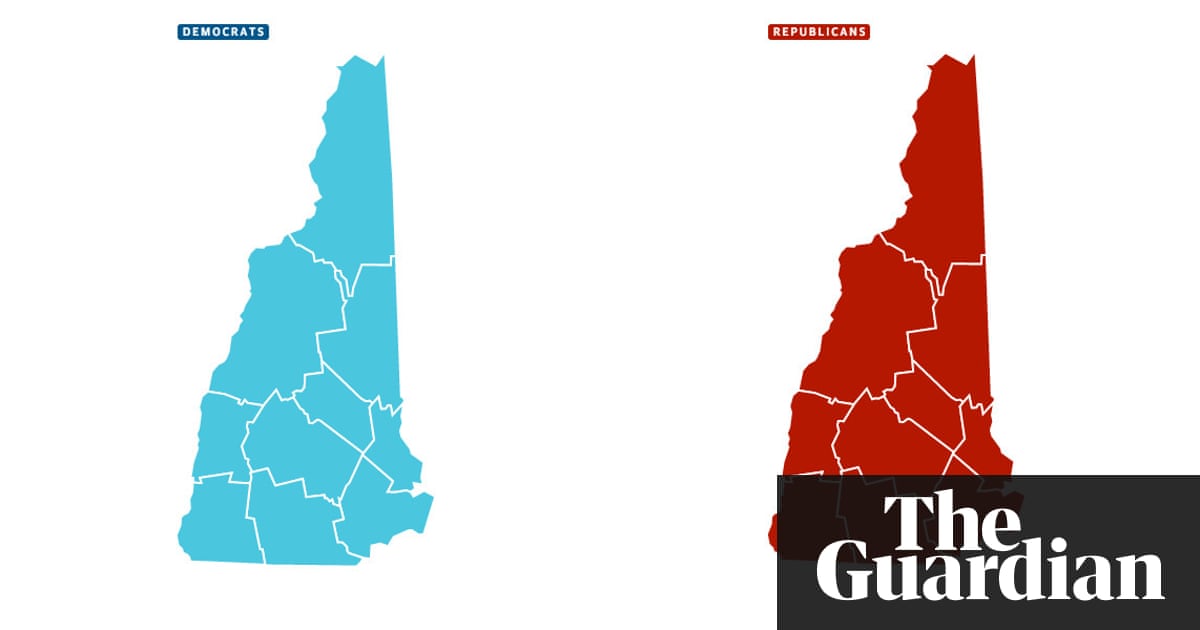 New Hampshire primary results track the votes, county by county US