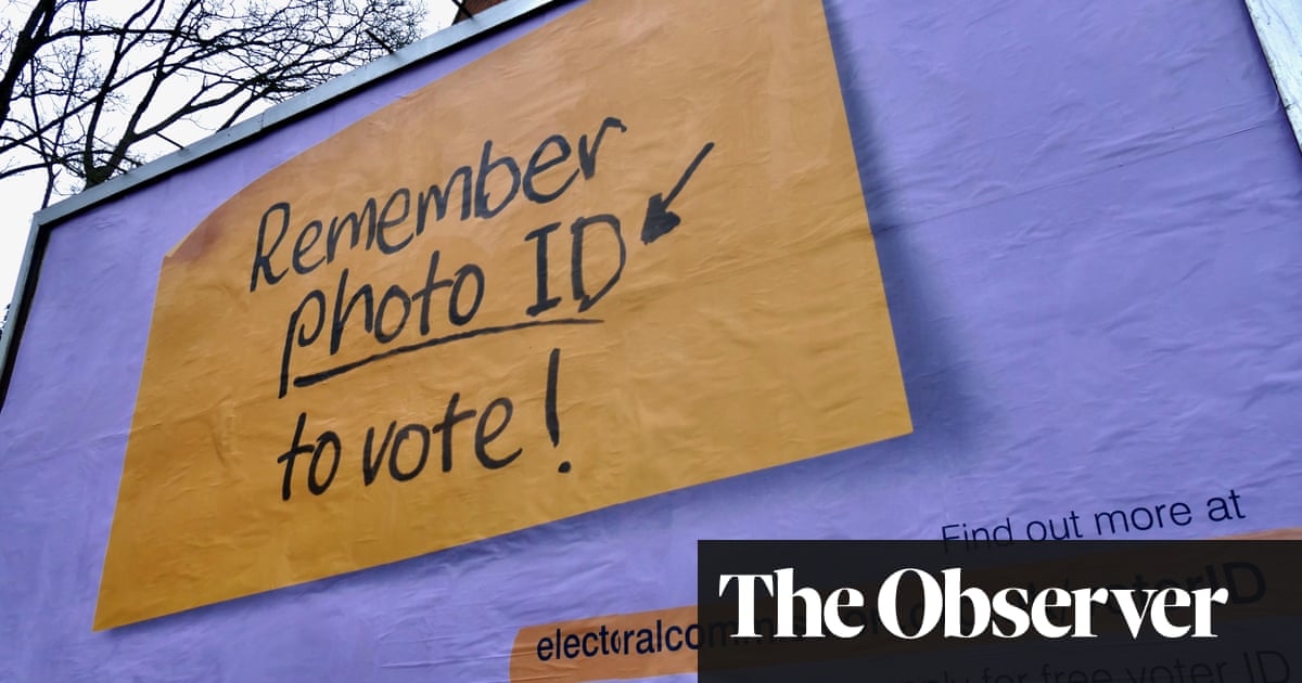 Chaos could hit English local elections because of too strict photo ID for voters