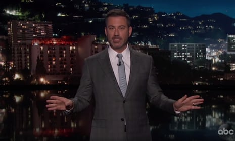 Jimmy Kimmel: ‘Basically, our president is an unruly child throwing a tantrum while we try to eat dinner at a restaurant, and impeachment is an iPad loaded with Paw Patrol.’