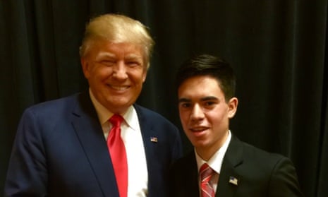 Angelo Gomez with Donald Trump