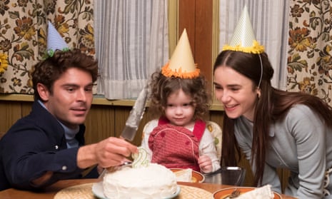 Zac Efron (left) and Lily Collins (right) in Extremely Wicked, Shockingly Evil and Vile.