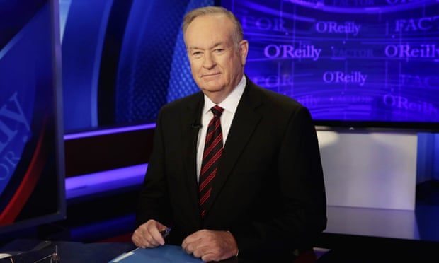 Bill O’Reilly hosting The O’Reilly Factor on Fox News