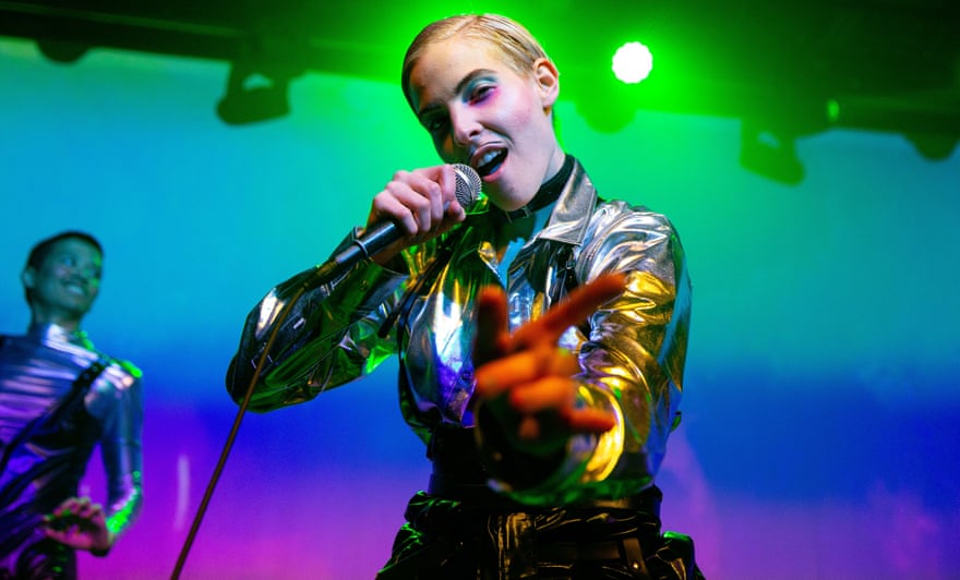 Dorian Electra in concert at Elsewhere, New York, May 2018.