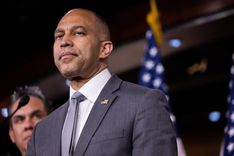 Critics have questioned why Jeffries would associate himself with Aipac, which endorsed the campaigns of Republicans who tried to block Biden’s presidential victory.