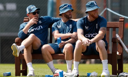 Bench it like Bazball: (Left to right): England head coach Brendon McCullum, Ben Duckett and captain Ben Stokes.
