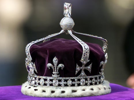 The Koh-i-Noor stone was in the Queen Mother’s crown at the coronation of her husband King George V1.