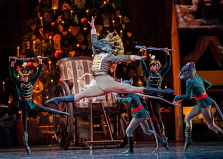 David Donnelly as the Mouse King in The Nutcracker.