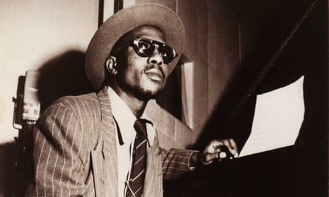 Thelonious Monk at the piano.