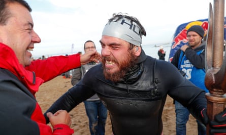 It was brutal': Ross Edgley completes 157-day swim around Britain | UK news | The Guardian