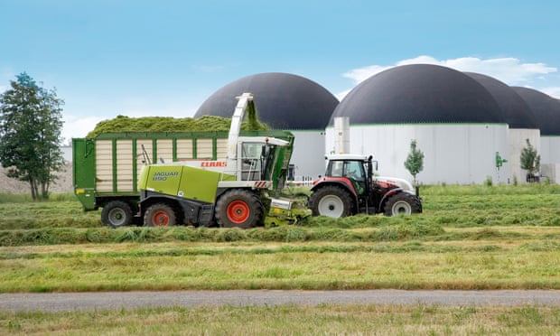 Grass at the plant would be turned into biomethane within 45 days