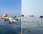 Strait of Hormuz scoured for spilt cargo after Iran attacks container ships