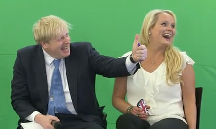 Boris Johnson, with Jennifer Arcuri, guest speaking at the Innotech Summit in July 2013.