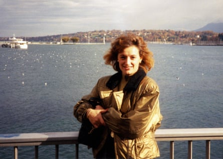 Radnor’s mum in the late 80s wearing her Betty Barclay jacket.