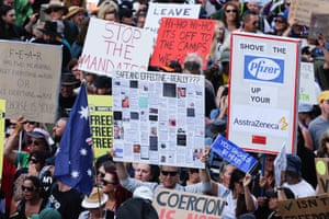 Thousands attended the Melbourne protest