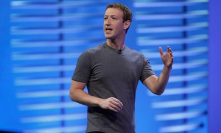 Mark Zuckerberg in grey T-shirt and jeans