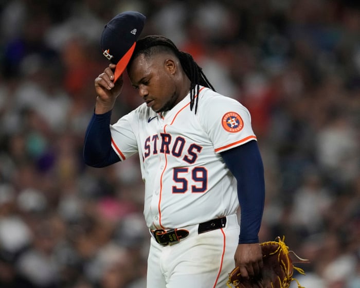 Astros’ Framber Valdez denies deliberately hitting own catcher after giving up grand slam