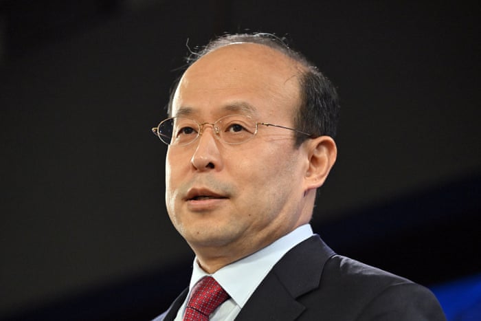 China’s ambassador to Australia Xiao Qian speaks at the National Press Club