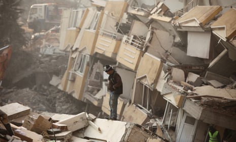 A view of damage in Kahramanmaraş.