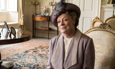 Maggie Smith as the Dowager Countess of Grantham in the final series of Downton Abbey.