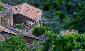 Terrace time ⦠relaxing in wifi-less Cerdeira, Portugal.