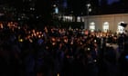Hundreds gather for candlelight vigil at Bondi Beach to pay tribute to victims of shopping centre attack