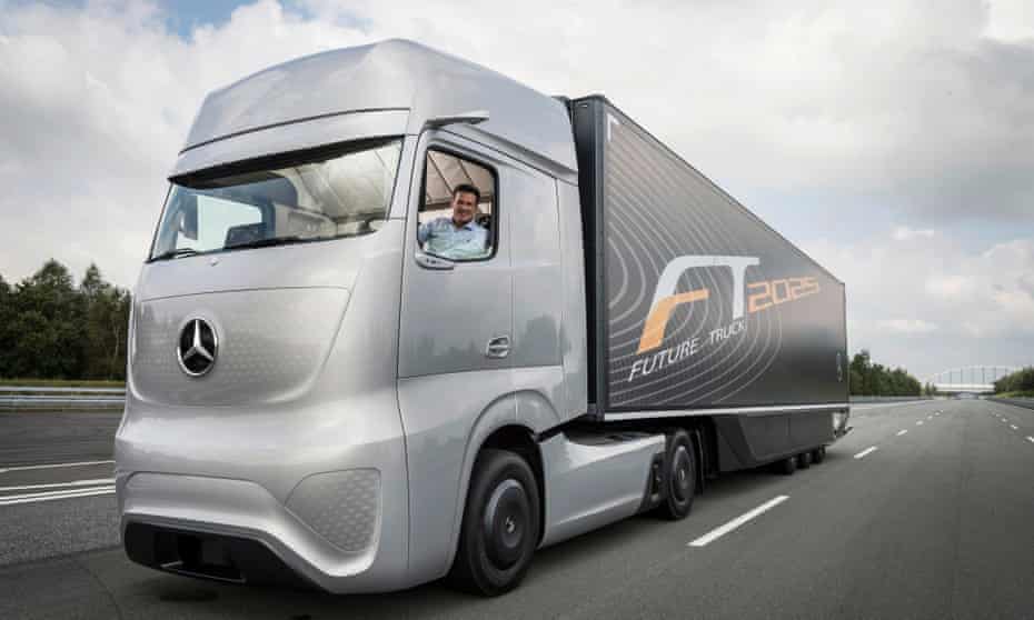 Daimler's driverless Future Truck 2025 prototype