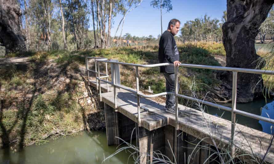 Brendan Kennedy looking over Margooya Lagoon