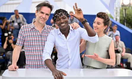 Boris Lojkine, Abou Sangaré and Nina Meurisse