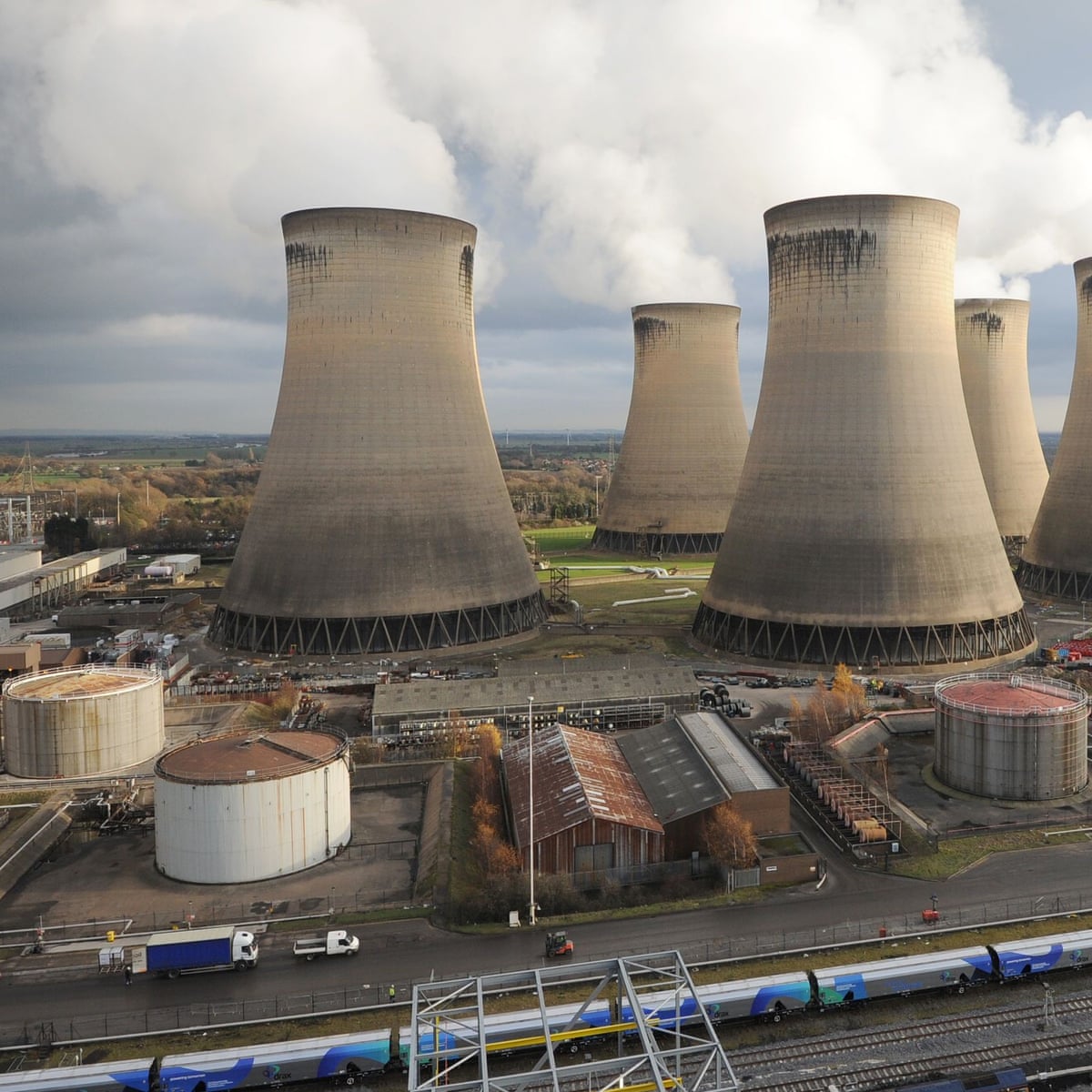 Drax Power Plant To Stop Burning Coal With Loss Of 230 Jobs Business The Guardian
