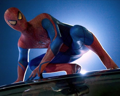 Really rather good in places … Andrew Garfield in The Amazing Spider-Man, 2012.