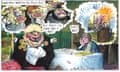 Martin Rowson on Boris Johnson turning up to vote without ID – cartoon