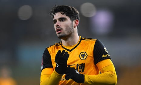 Pedro Neto in action for Wolves this month. He joined the club from Lazio in 2019.
